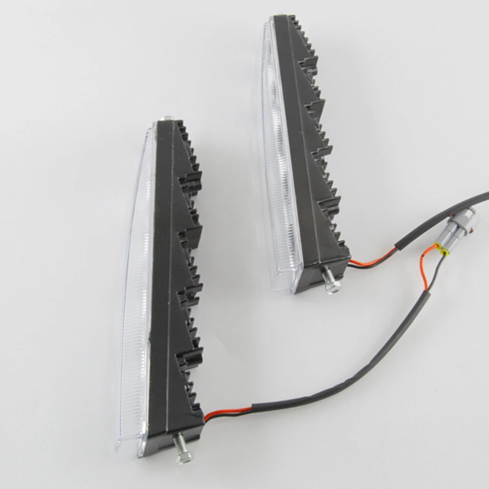 Luz de circulación diurna DRL transparente 2 piezas LED para Mercedes-Benz W463 G63 G500 G65 AMG Foto 3 de 4