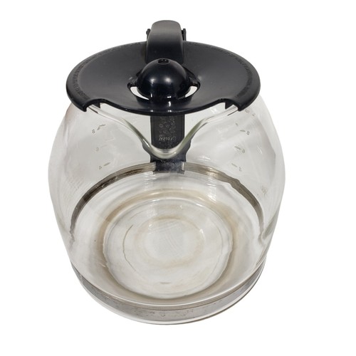 Mr. Coffee 12 Cup Glass Replacement Pot Carafe Black Handle - Picture 9 of 9