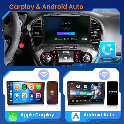FOR NISSAN JUKE F15 2010-2018 CARPLAY ANDROID14 CAR STEREO RADIO GPS BT NAVI 64G - Picture 11 of 24