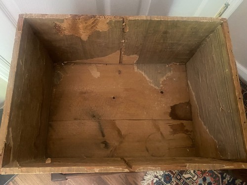 ANTIQUE 1940s Black & White Scotch Whisky whiskey Bottle WOOD Crate Scotland - Picture 3 of 6