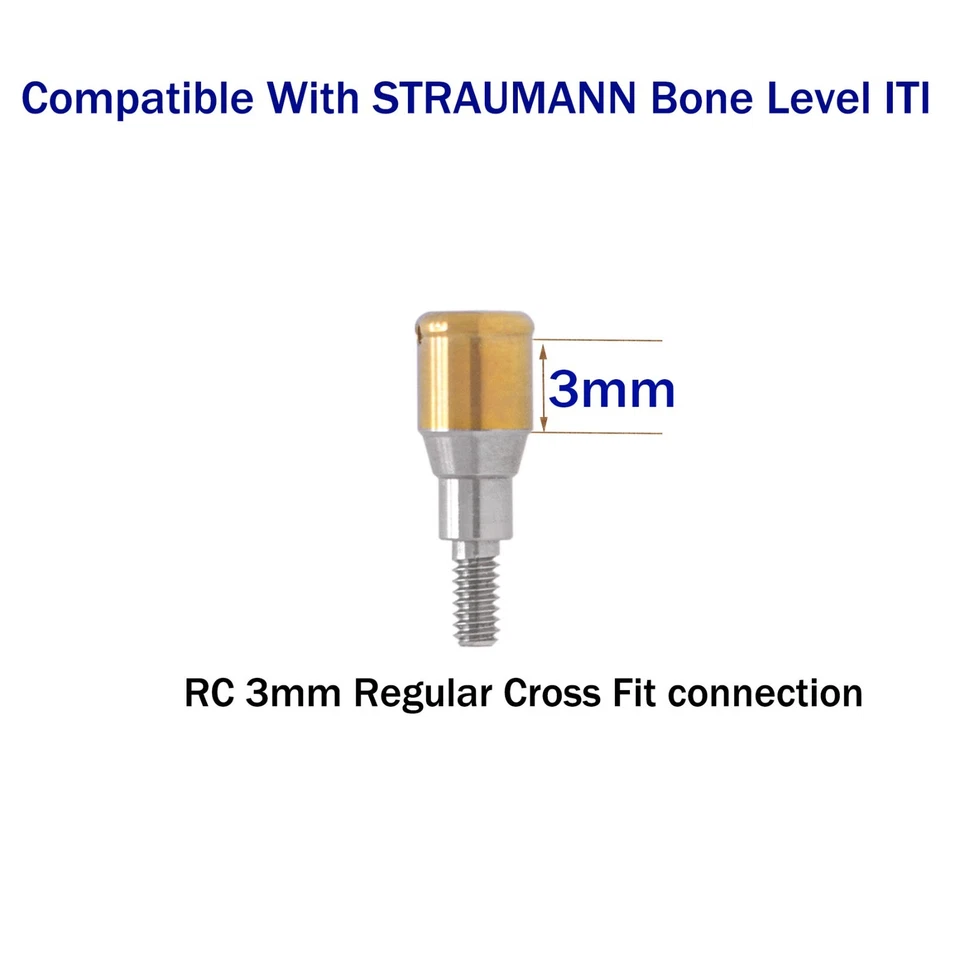 Sobredentadura dental RC 3/4/5 mm pilares localizador de implantes tapas de herramientas aptas para Straumann - Imagen 2 de 4