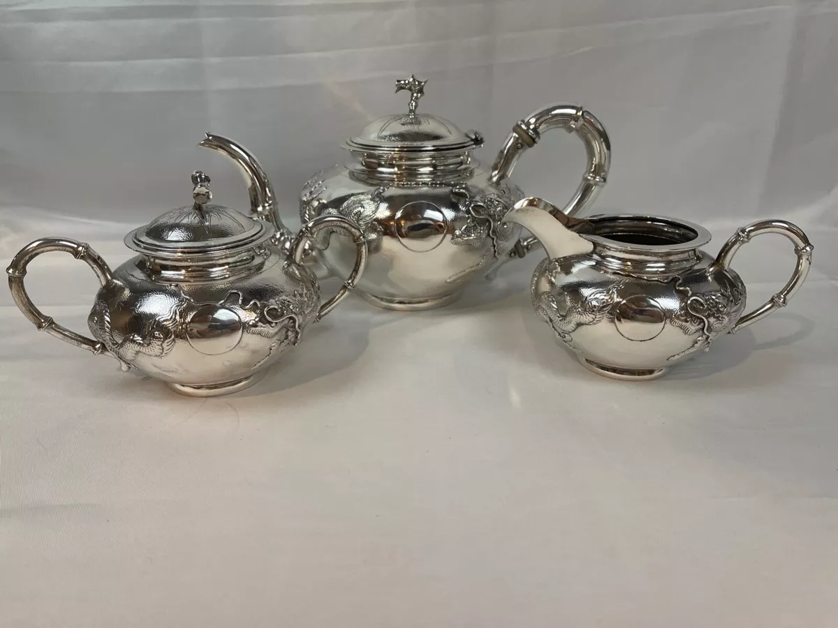 Sterling silver hotsell tea sets