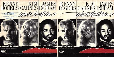 DISCO 45 GIRI KENNY ROGERS & KIM CARNES & JAMES INGRAM - WHAT ABOUT ME?
