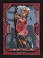 Elizabeth Williams SN 2021 Panini Prizm WNBA /299 Prizms Red Atlanta Dream #34