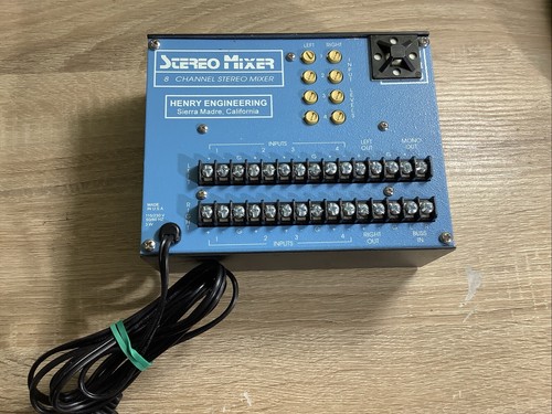 Henry Engineering Stereo Mixer 4 Stereo Inputs 1 Stereo and 1 Mono Outputs - #D