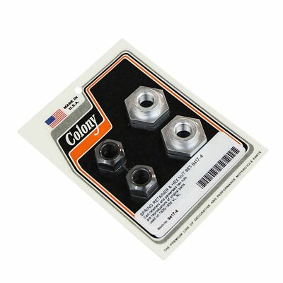 SPRING RETAINER & HEX NUT SET Harley Flathead VL RL Springer 1930-35 PK . 9417-4