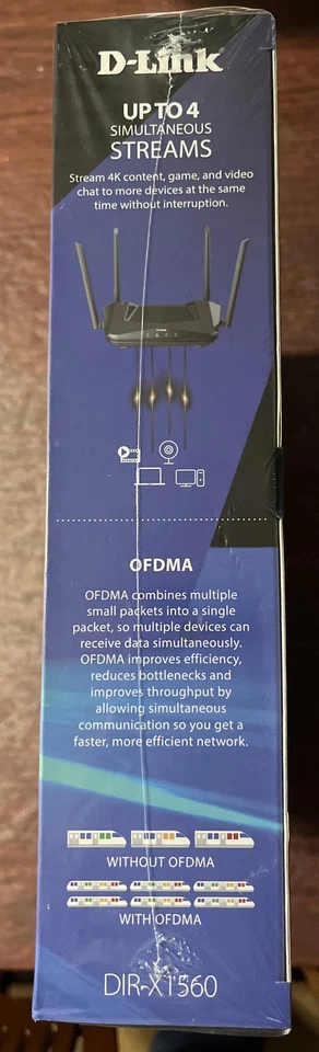 D-Link EXO WiFi 6 Router AX1500 MU-MIMO Voice Control Dual Band Gigabit Gaming - Image 3 of 4