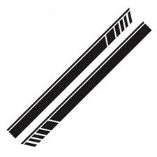Car Body Side Stripes Decals Vinyl Graphics Stickers DIY Decoration Waterproof