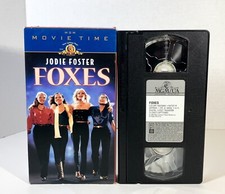 Foxes VHS 1980 Tape MGM Movie Time Jodie Foster Scott Baio Classic Movie Film