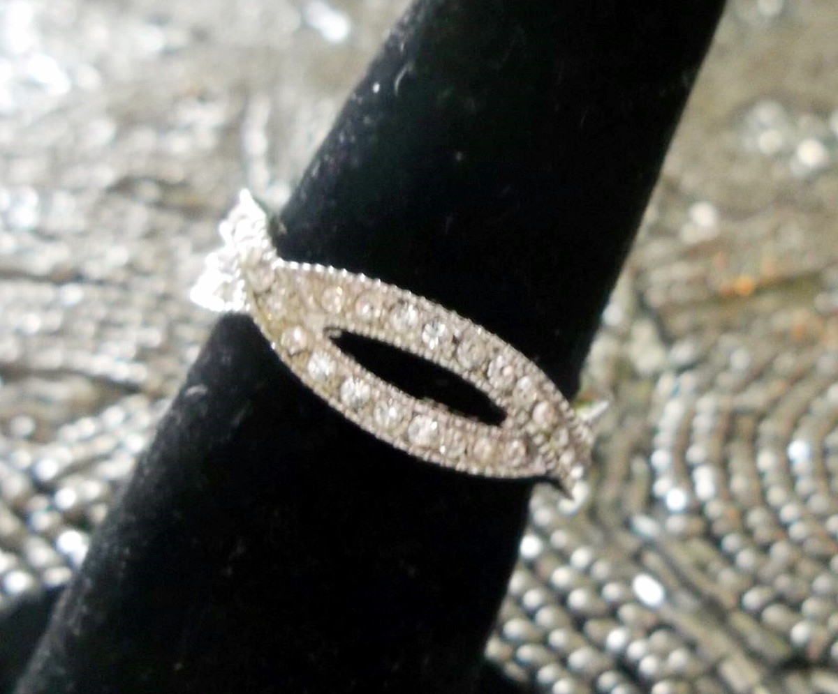 Eternity Ring Lane Ring Swarovski Swarovski Cuban Link Adjustable