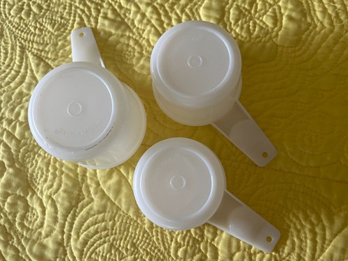 You Choose! Vintage Tupperware Measuring Cup Sets of Olive, Bright Green & Sheer - Picture 8 of 12