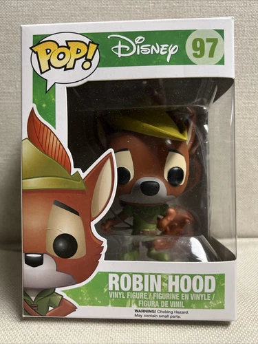 Funko Pop Disney Animation Robin Hood 97 Rare New Original Vinyl Figure Vault