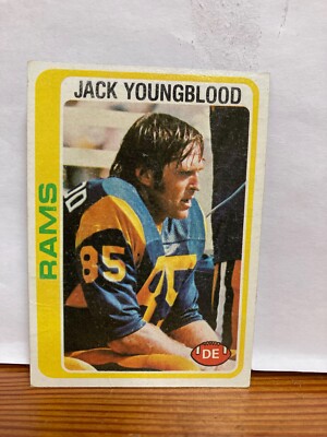 Jack Youngblood 1978 Topps - Football Card Los Angeles Rams