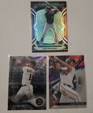ALEX KIRILLOFF 2021 Panini Obsidian Prizm RC + 2 Topps Rookie Cards Min Twins RC
