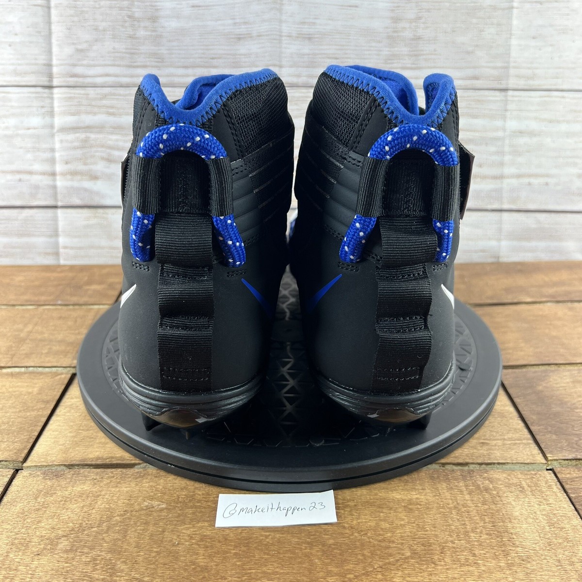 Nike Force Savage Elite 2 Football Cleats Blue Black AH3999-004 Men’s Size 9.5 Nike Force Savage Elite 2 TD Black Royal Blue | Mercari main image 3