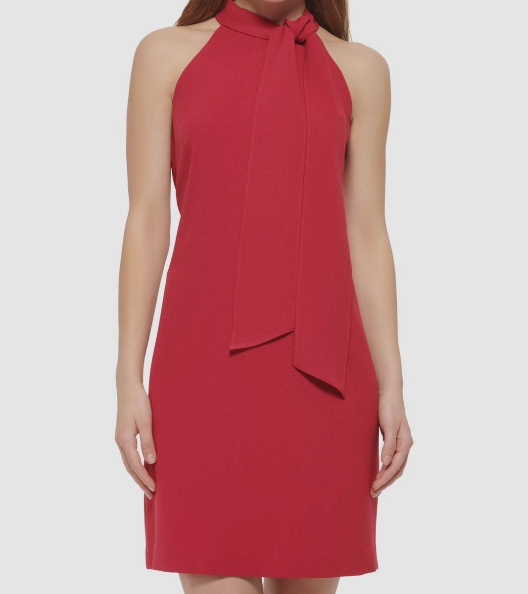 Bow-Neck Dress - Vince Camuto Berry / 14