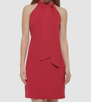 Bow-Neck Dress - Vince Camuto Berry / 14