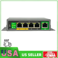 Ultrapoe 4 port Gigabit PoE Switch 65W Unmanaged Ethernet Switch 803.af/at
