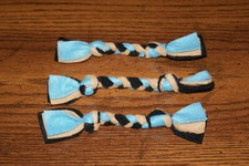 New Set of 6 Jacksonville Jaguars Colored Handmade Braided Fleece Cat Toys  BCR