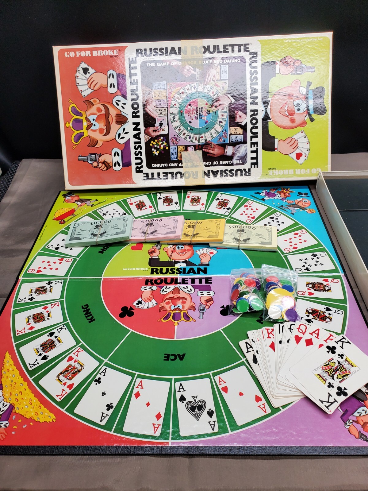 Vintage Russian Roulette Board Game Selchow &amp; Righter Complete | eBay