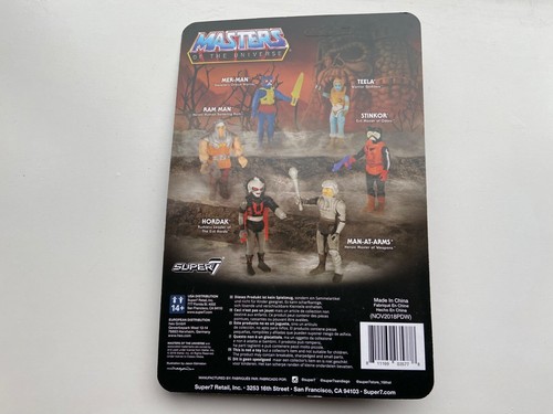 MOTU Super7 Mer-Man blue variant figure mosc he-man ReAction - Picture 2 of 2