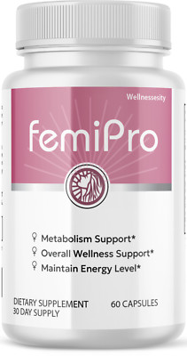 FemiPro Bladder Support Supplement - Probiotic Femi Pro Pills - 60 Capsules