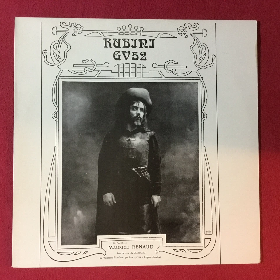 Maurice Renaud - Maurice Renaud  *MONO:Rubini Records ‎– GV 52 *Vinyl (NM-) copy - Image 3 of 4