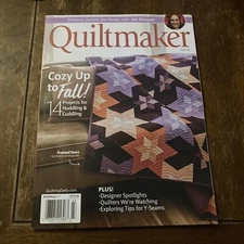 Quiltmaker magazine Fall 2024  Cozy up to Fall