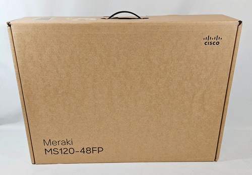 Cisco Meraki MS120-48FP Gigabit Ethernet Switch, Brand New, Boxed, Unclaimed