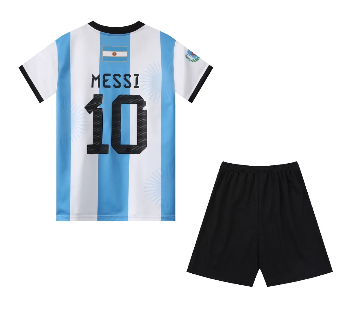 messi argentina youth soccer jersey