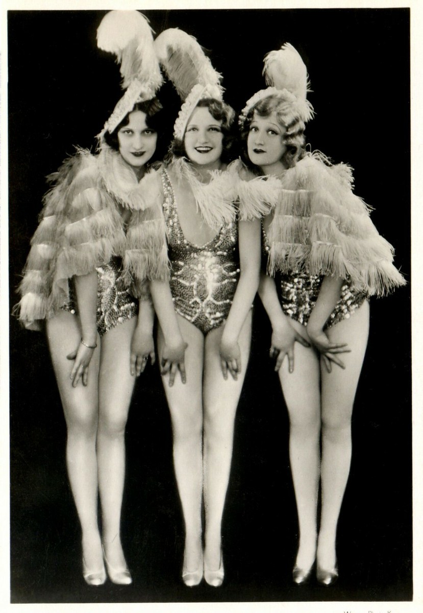 Burlesque, Strippers, Nude Ladies Vintage Photo Re-Print High