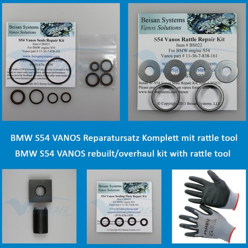 Beisan S54 VANOS repair kit XL complete with anti rattle tool and free
