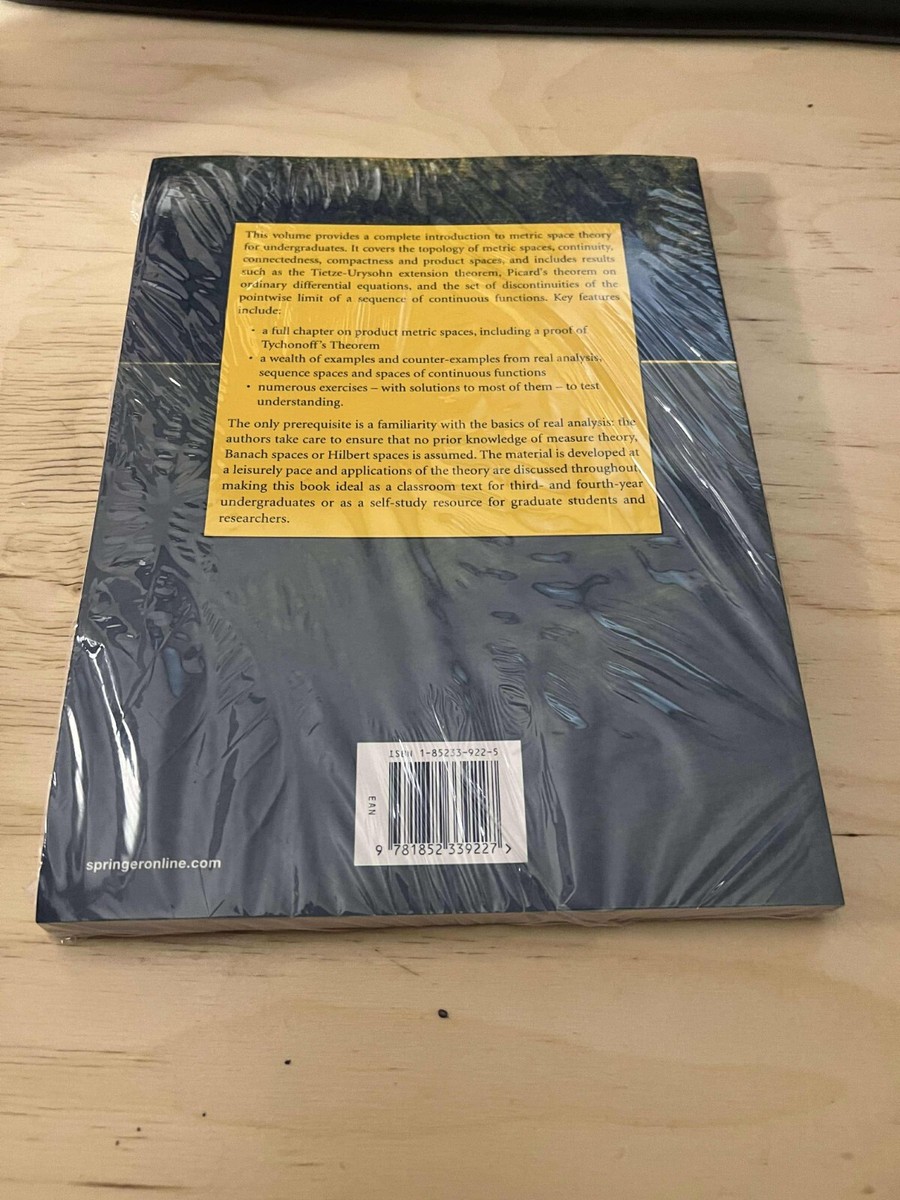 Metric Spaces 2006th Edition by Satish Shirali (Author