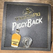 Whistlepig Hat/lapel Pin Set. Bottle And Hat (set Of 2)  Free Shipping USA 