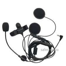 2.5mm Motorcycle Helmet Racing Headset Mic For Motorola Talkabout Walkie Talkie