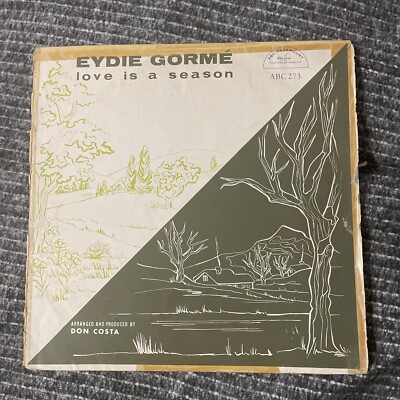 Eydie Gorme Love Is A Season LP   Manufactured and distributed in South Africa 