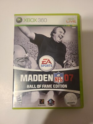 Madden NFL 07 -- Hall of Fame Edition (Microsoft Xbox 360, 2006) Tested works