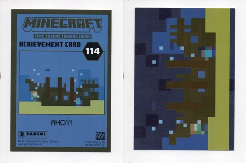 2022 Panini Minecraft Time to Mine ACHIEVEMENT & SKETCH Cards Choose Your Card/s - Picture 25 of 41