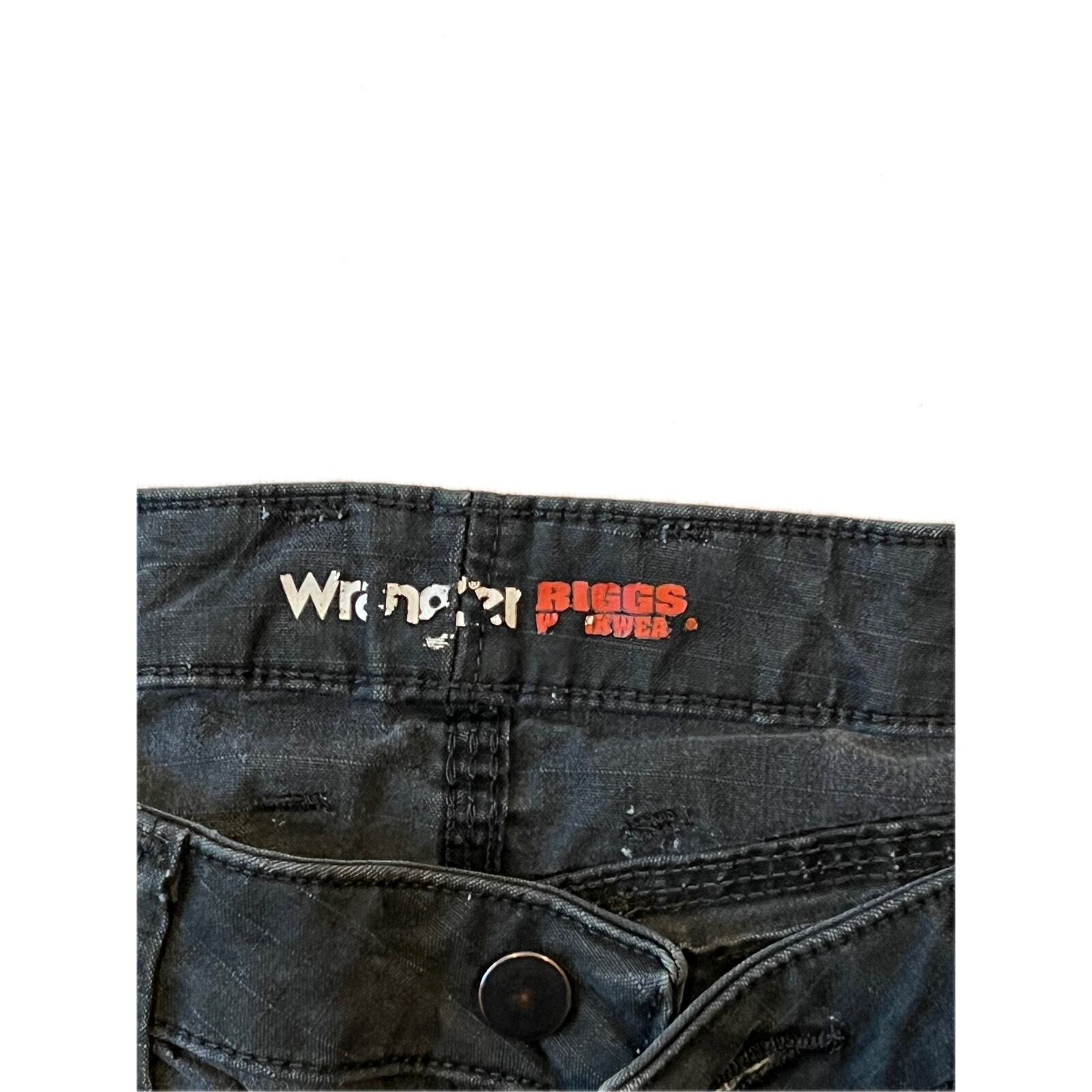 Wrangler Riggs Workwear Carpenter Cargo Jeans Mens 34x30 image 3