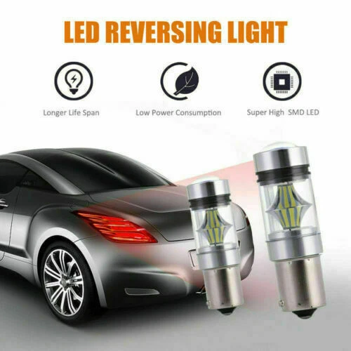 2× 1156 BA15S P 21W LED Blinker Bremslicht Rückfahrlicht 6000K Weiß Xenon Canbus - Bild 3 von 4