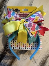 Peeps ribbon bow headband new