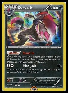 Zoroark - 91/162 - Rare Reverse Holo - Breakthrough - NM-Mint!!!