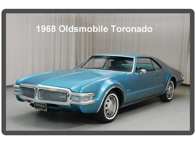 1968 Oldsmobile Tornado Auto Refrigerator / Tool Box Magnet 