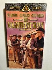 MAGNIFICENT SEVEN YUL BRENNER, STEVE MCQUEEN VHS WESTERN