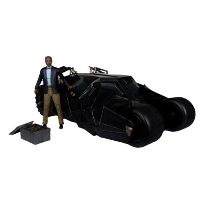 Batmobile Tumbler & Lucius Fox The Dark Knight Gold Label