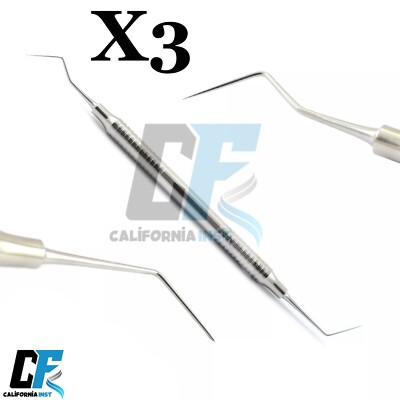 X3 Dental Endodontics Explorer Dg16 Root Canal Scraper Diagnostic Hygiene Probe