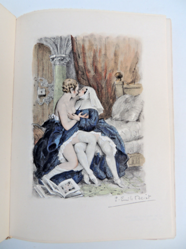 Curiosa. L'Aretin. Les Ragionamenti  Illustré par Paul-Emile Bécat. 1/3000. 2/2 - Photo 1/16