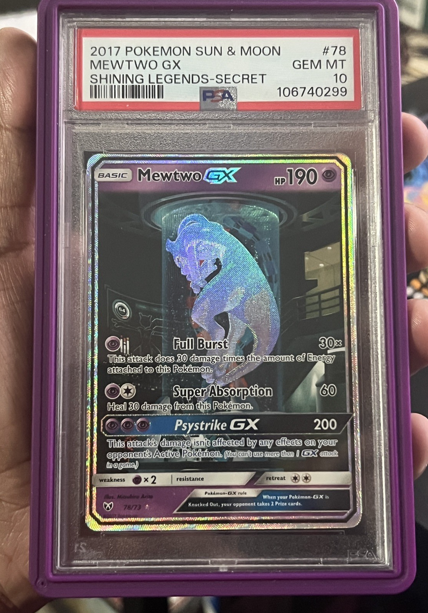 Mewtwo GX, Shining Legends PSA 10 | eBay