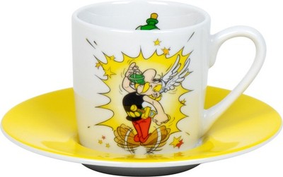 KÖNITZ 1150532383 Espressotasse Asterix Zaubertrank 85 ml, Porzellan