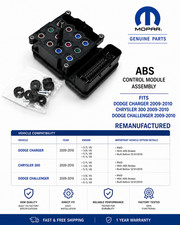 Dodge Chargerchallenger Chrysler 300 Abs Module 2009-2010 68048305ac Dodge Chargerchallenger Chrysler 300 Abs Module 2009-2010 68048305ac